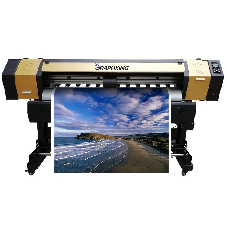 Graphking 1.6m digital printer for billboard/3D floor sticker/outdoor promotion advertising large format printing machine