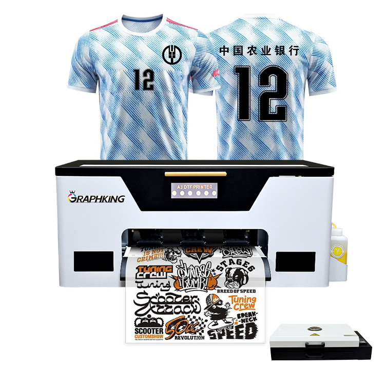 A3 Dtf Printer with R1390/L1800 with High Quality and Cheaper Printing T-Shirt Machine