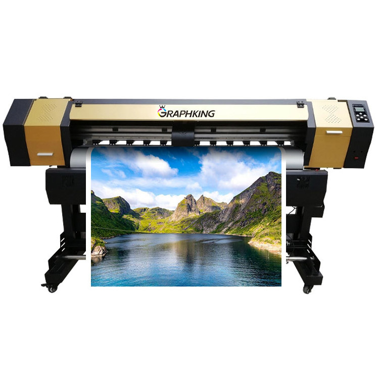 Graphking 1.6m digital printer for billboard/3D floor sticker/outdoor promotion advertising large format printing machine