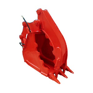 PC120  Excavator Hydraulic Thumb Bucket  Stone Grab for Sale