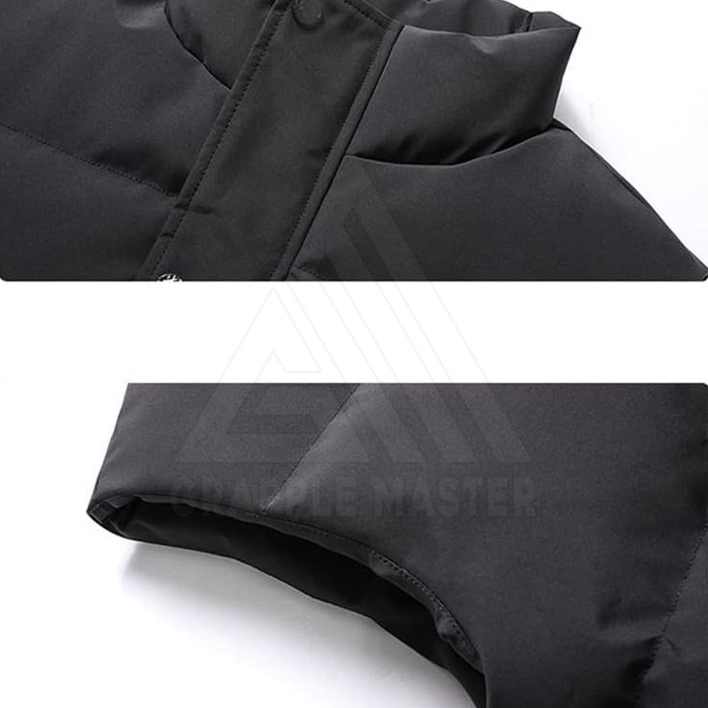 Wholesale Best Quality Men Windproof Puffer Vest Nylon / Polyester Made Winter Warm Puffer Vest