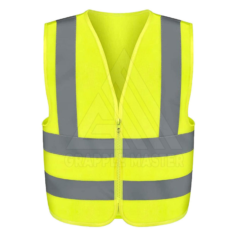 Workwear Multi Pocket Vest Safe Safety Workwear Clothing High Visibility Vest With Custom Logo