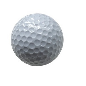 Ready To Ship 2PC Durable Practice Golf Ball White Blank Range Golf Ball In Stock