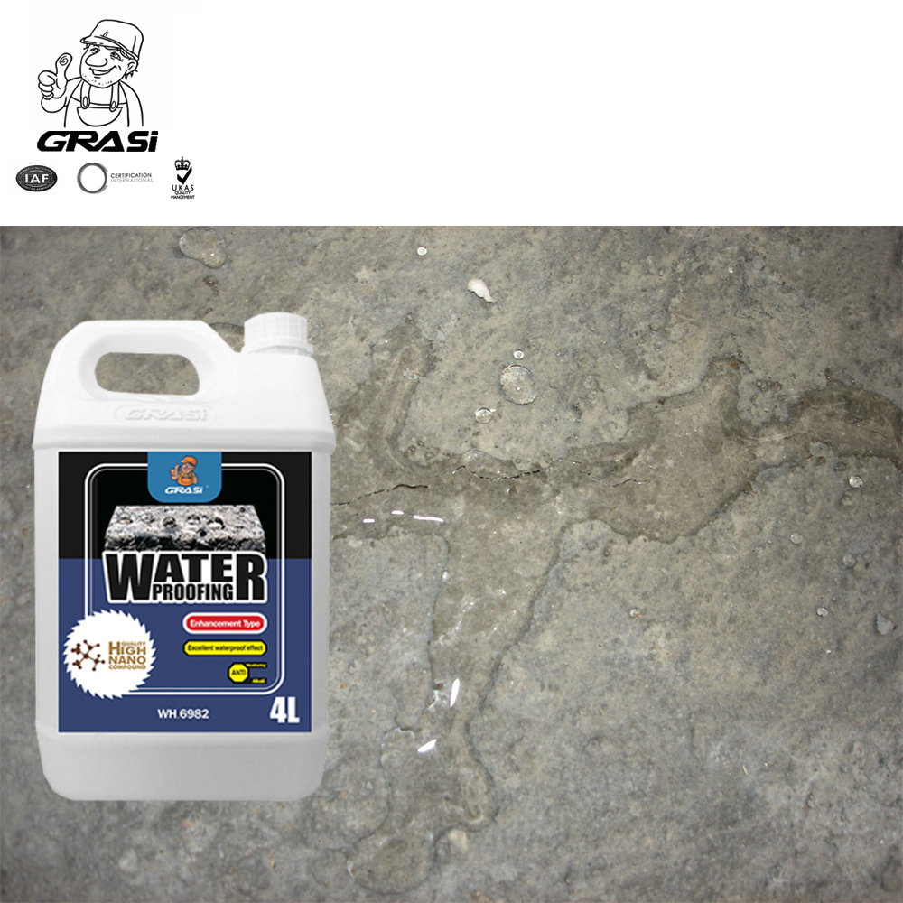 WH6982 Nano Waterproof Sealer Coating Siloxane Impregnant for Interior Wall Bathroom Tiles Anti-Acid and Compression Resistance