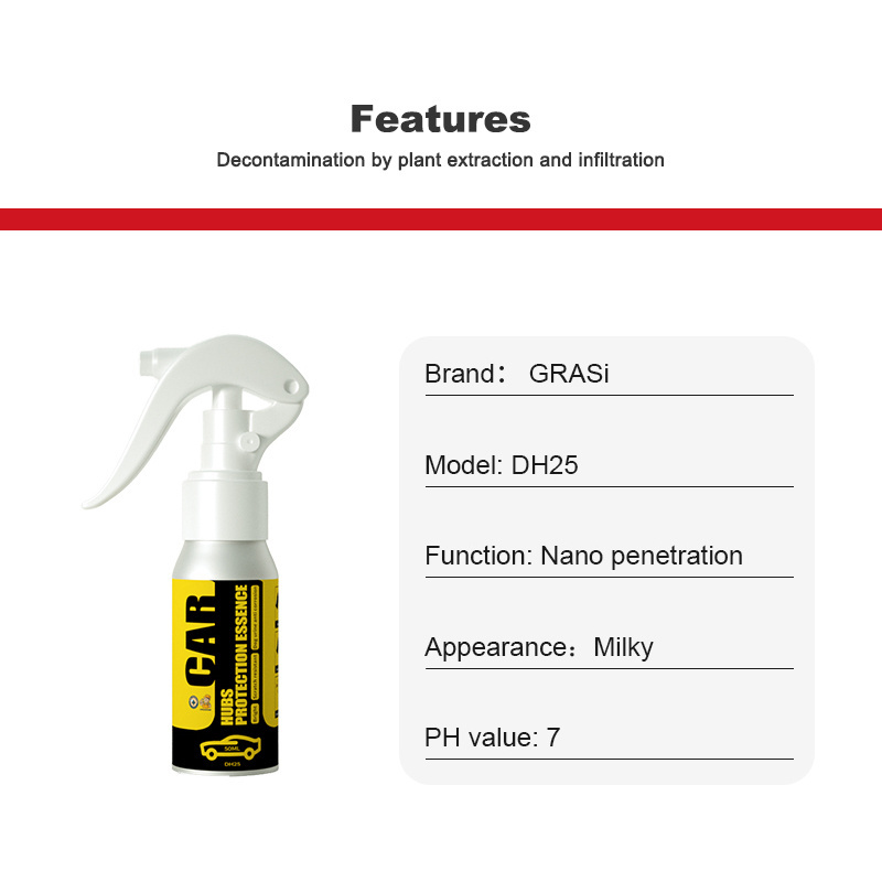 Bright and Scratch Resistant Car Hubs Protection Essence car scratch repair nano spray