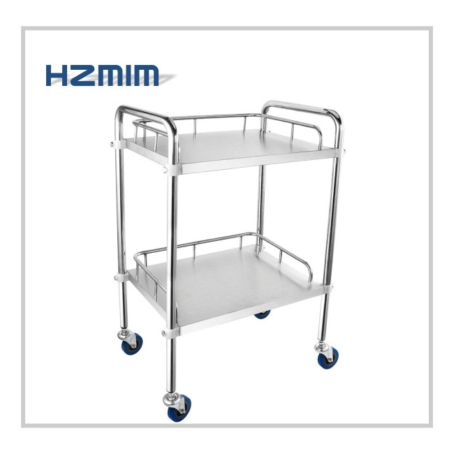 Customization Stainless Steel Medical Trolley with Drawer Hospital Medical Trolley Cart