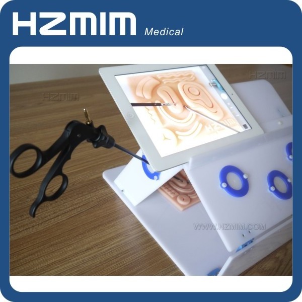 Laparoscopic trainer , suturing simulator, endo trainer with HD laparoscopic camera