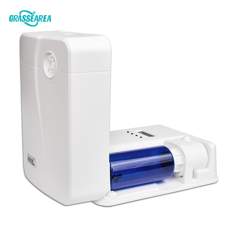 Small Area PP Plastic Hotel Scent Machine Air Freshener with Fan for 200ml Essential Oil