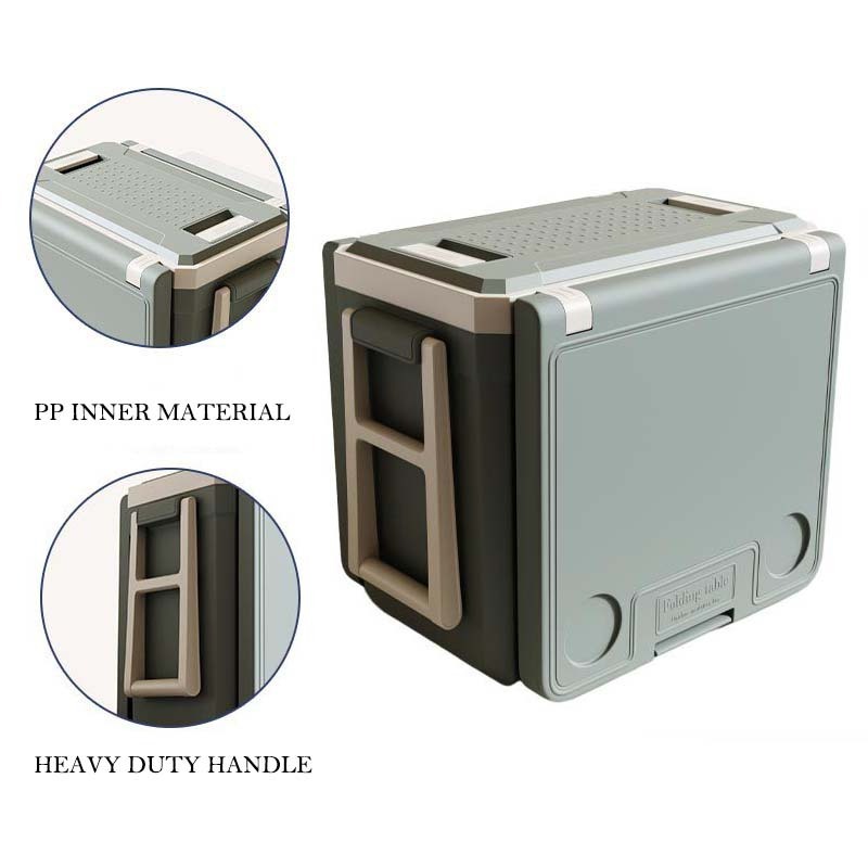 New designed Portable 32l Large Thermal Insulation Freezer Plastic Cooler Box With Table And Chair