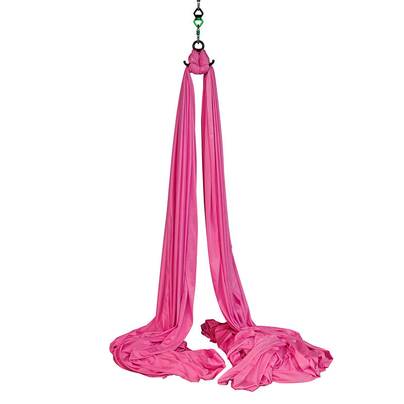 Yoga Exercise 5m 8m 10m Nylon Durable Fabric Complete Kit Aerial Silk Aerial Yoga Hammock For Beginners Yoga Swing