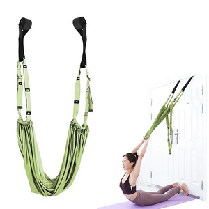 Flexibility Tensile Multifunction Stretcher Strap Assist Training Waist Back Stretch Band Yoga swing Yoga Hammock with Door Anch