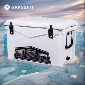 New 60qt Aussie Outdoor Ice Chest Big Size Cooler box Set Camping and Fishing Water Rotomolded Large Hard Drinks Cooler Box