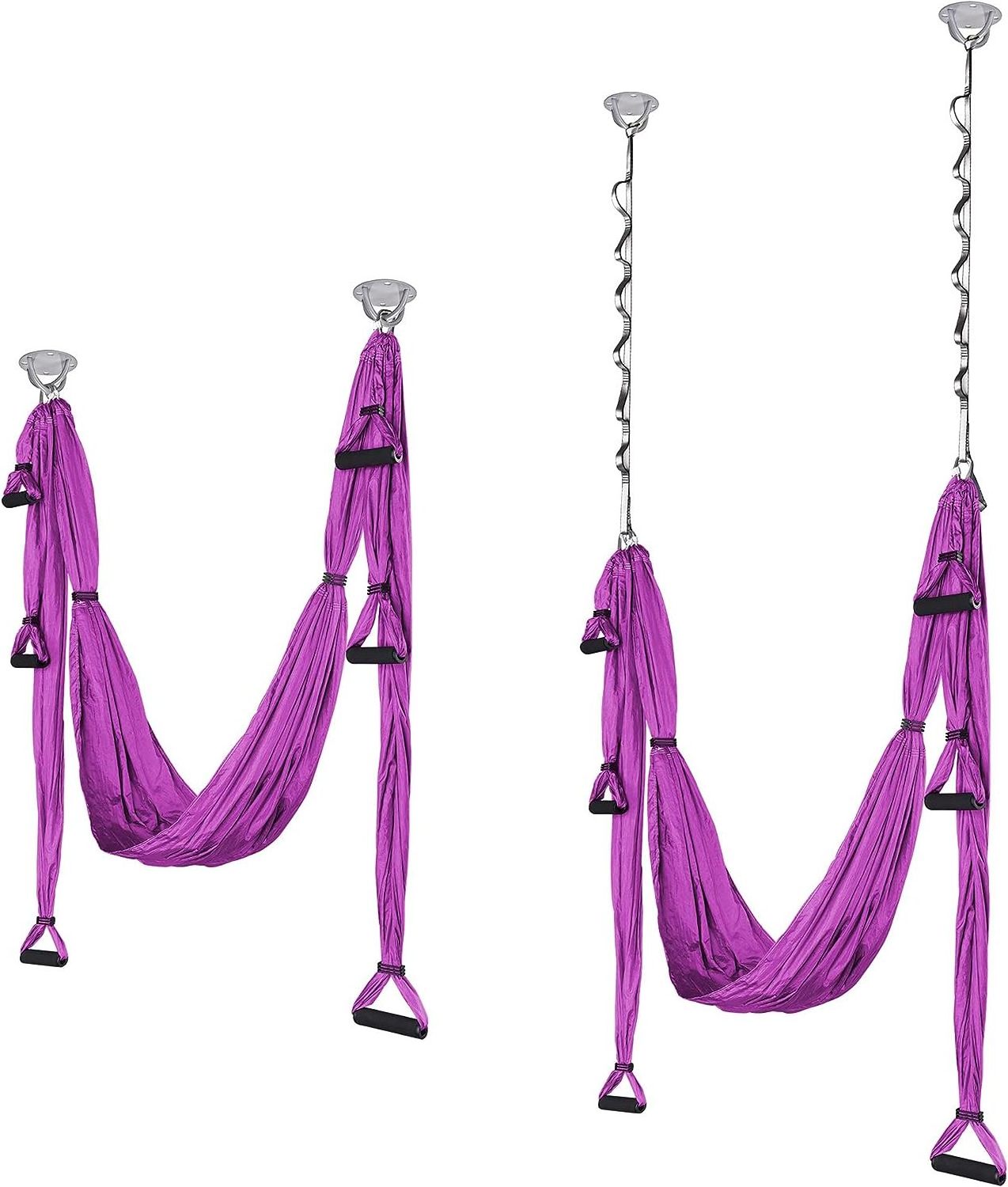 Multifunction High Quality Nylon Fabric Aerial Silk Flying Yoga Swing Aerial Yoga Hammock for Home Fitness