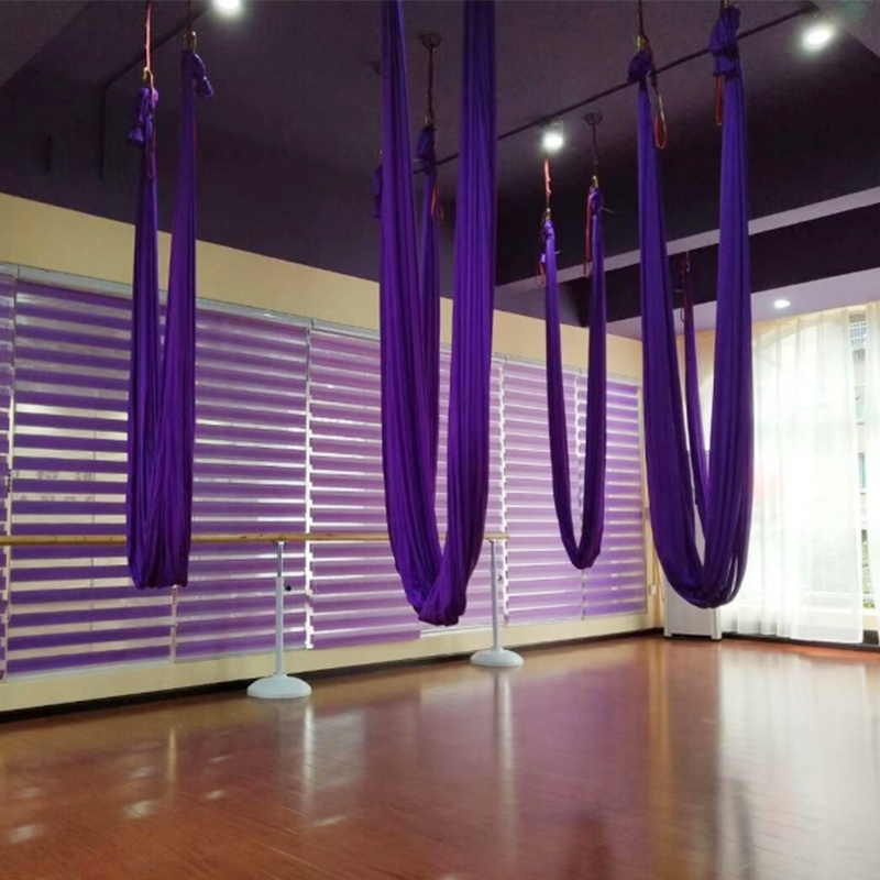 Multifunction High Quality Nylon Fabric Aerial Silk Flying Yoga Swing Aerial Yoga Hammock for Home Fitness