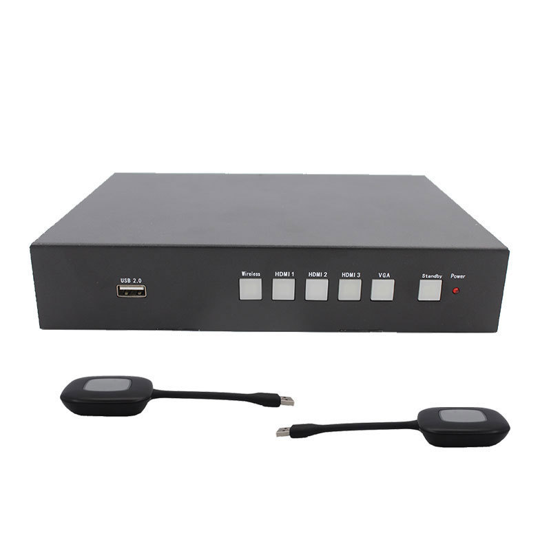 Control room command center BYOM wired wireless presentation system 4K KVM video conference AV screen sharing scaler switcher