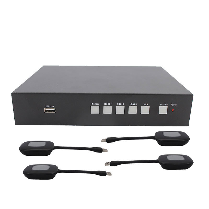 Control room command center BYOM wired wireless presentation system 4K KVM video conference AV screen sharing scaler switcher