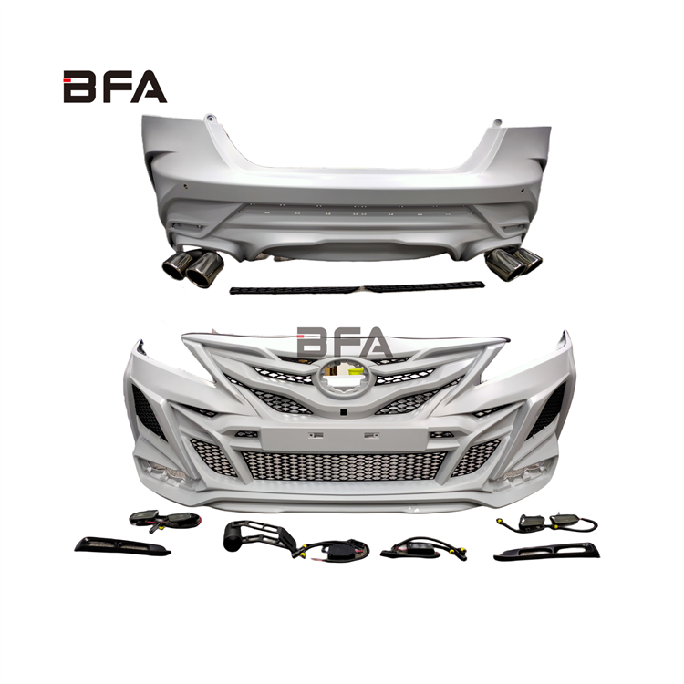 PP High quality body kit for 2018-2023 Toyota Camry upgraded Khan-style front bumper and rear bumper exhaust injection molding