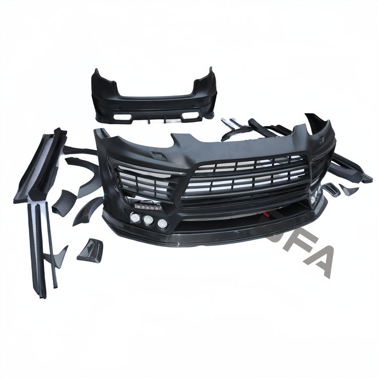 For Porsche Cayenne 958 Upgraded LU wide-body body kit  Replace the carbon fiber front and rear bumpers