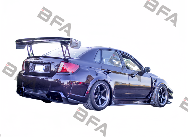 FOR SUBARU IMPREZA 10 STI GRB GRF 2008-2011Upgrades VARI VRS STYLE FIBER GLASS BUMPER WIDE BODY KIT