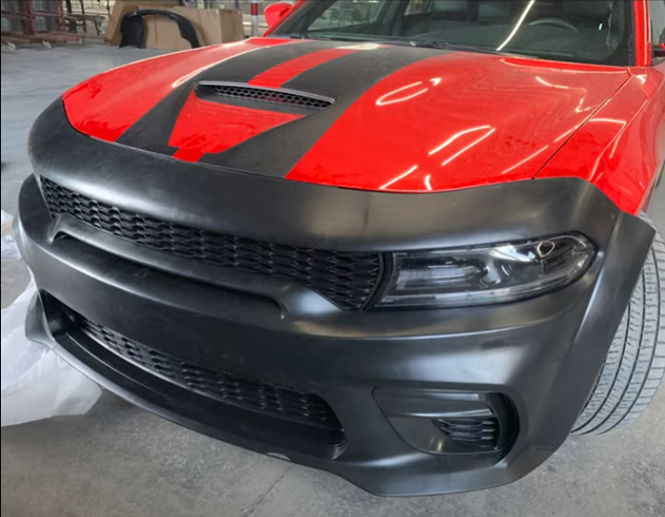 For The Dodge Charger upgrade GT AWD body kit replaces the new SRT front and rear bumper spoilers