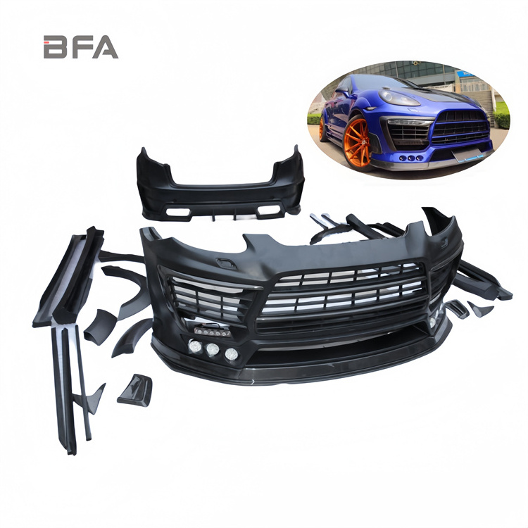 For Porsche Cayenne 958 Upgraded LU wide-body body kit  Replace the carbon fiber front and rear bumpers