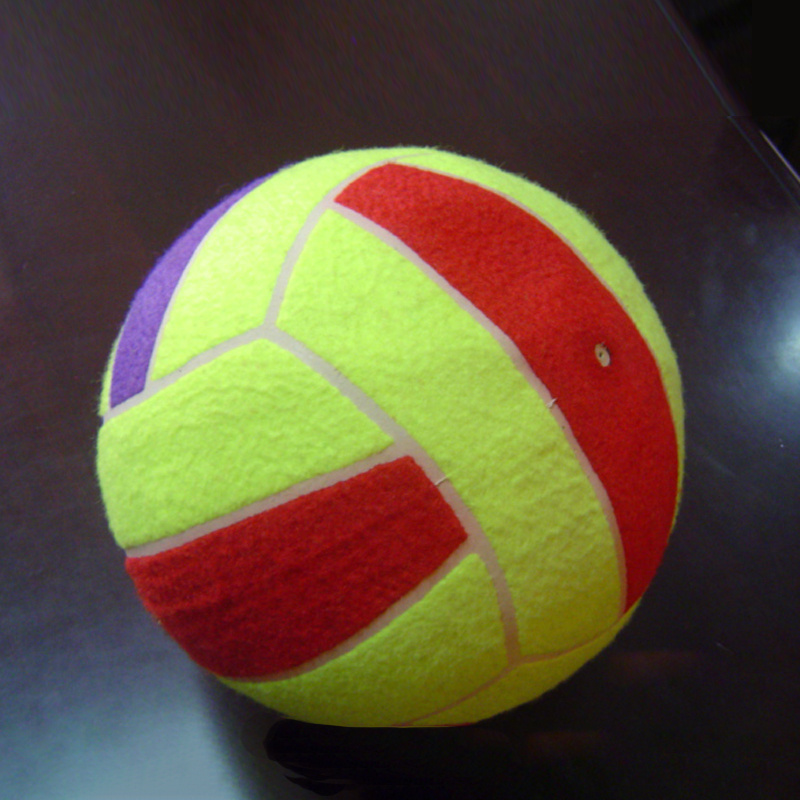 9.5 Inches Dog Tennis Ball Pet Dog Chew Toy Signature Jumbo Inflatable Tennis Ball