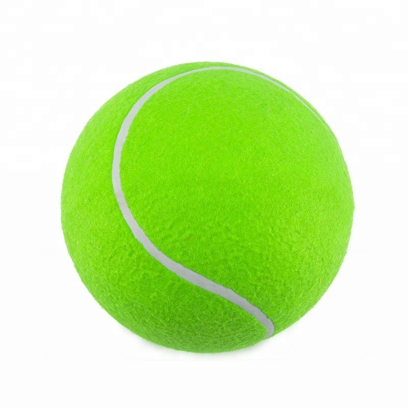 High quality 7 inch inflatable big size dog tennis ball