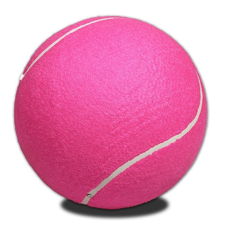 High Quality Custom Large 8 Inch Inflatable Big Size Pet Toy Ball Big Tennis Ball