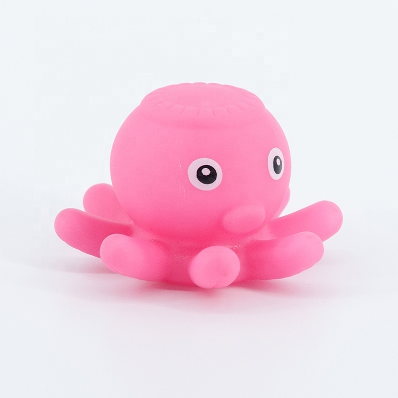 Sea animal floating squirt tub bathtub octopus rubber squid bath toys