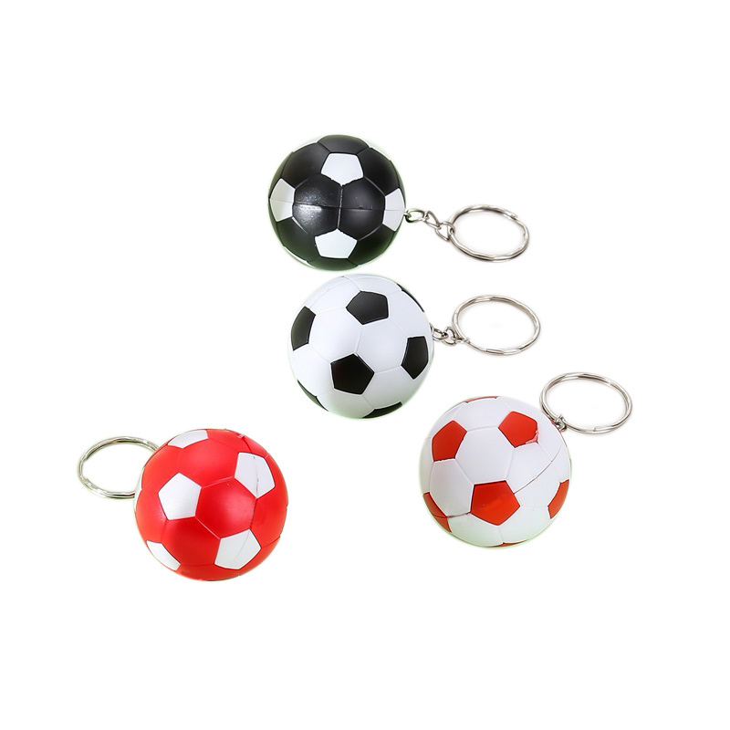 High quality soccer ball keychain with mini football