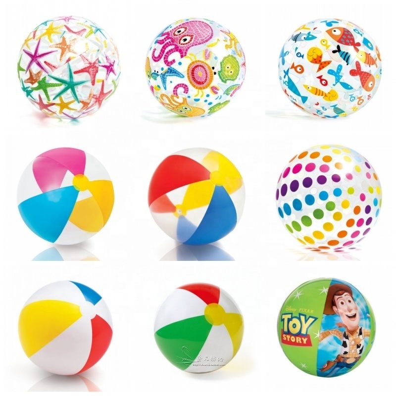 PVC transparent inflatable advertising beach ball