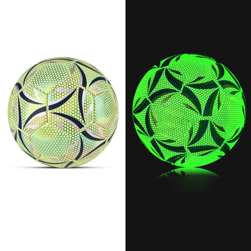 High Quality Custom PU Training Size 5 American Glow In The Dark Soccer Football Ball