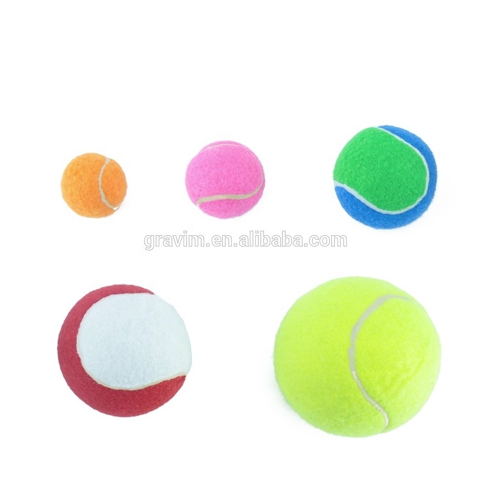 Wholesale custom size color mini pet tennis balls