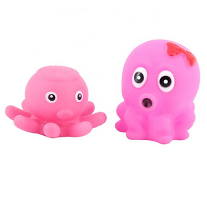 Sea animal floating squirt tub bathtub octopus rubber squid bath toys