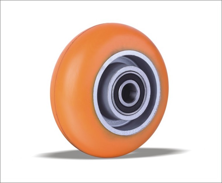 Pu Polyurethane Wheel High Quality Polyurethane Coated Rubber Wheel with Heavy Duty Polyurethane Wheels