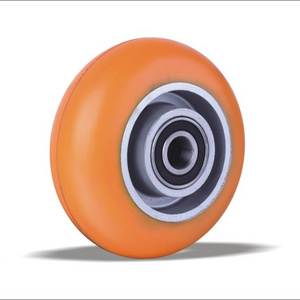 Pu Polyurethane Wheel High Quality Polyurethane Coated Rubber Wheel with Heavy Duty Polyurethane Wheels