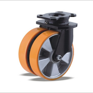 Hot sale swivel castor with PU wheel which has competitive price and  marvellous performance