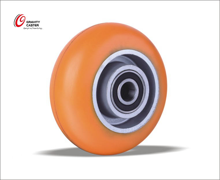 Pu Polyurethane Wheel High Quality Polyurethane Coated Rubber Wheel with Heavy Duty Polyurethane Wheels