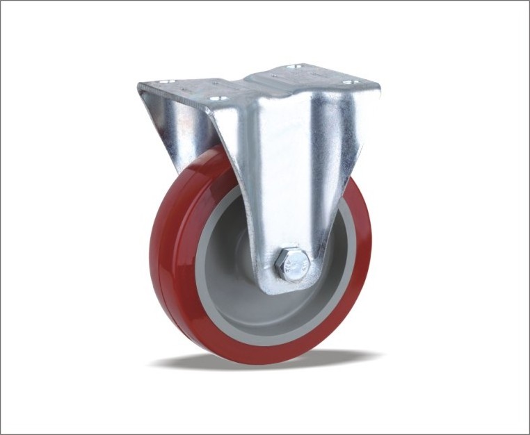 double ball bearing caster plastic wheel caster