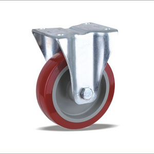 double ball bearing caster plastic wheel caster