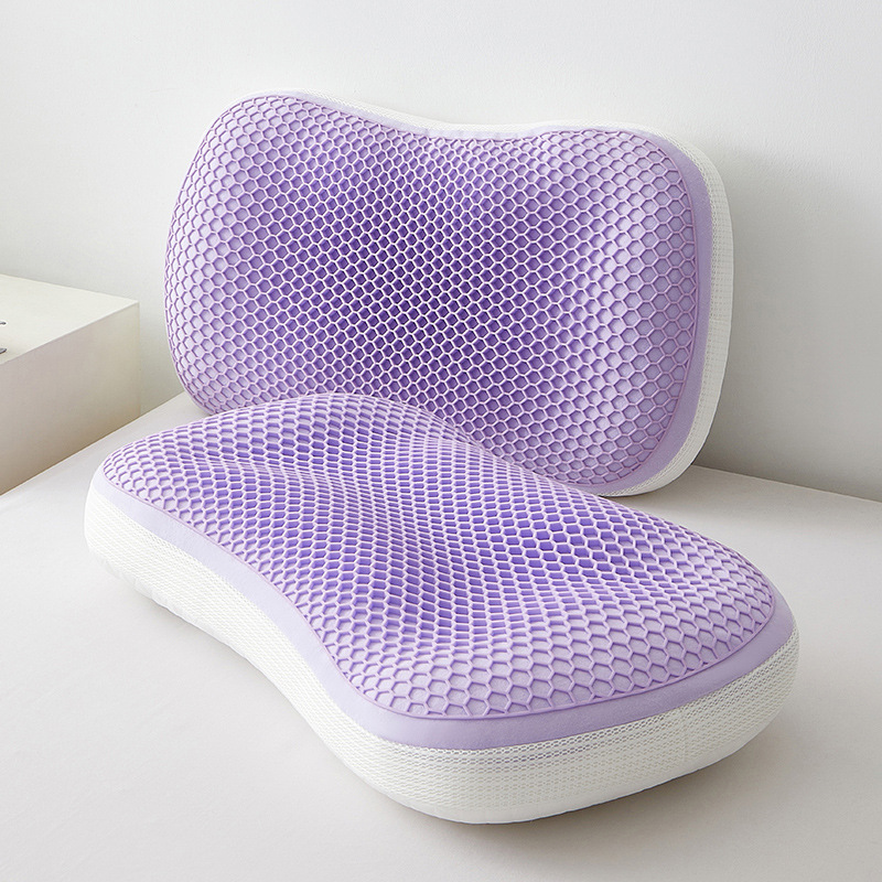 Super Ergonomic Ultra Pain Relief Gel Memory Foam Pillow Cooling Tpe Pillow with TPE Honeycomb