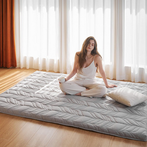 60"x 80"  100% Cotton Thicken Roll Up Memory Foam Foldable Floor Lounger Japanese Tatami Mat Futon Folding Mattress in a box