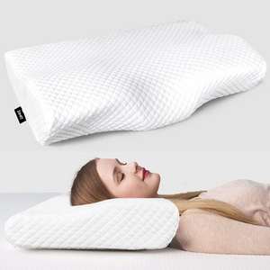 2022 Relax Sleep Quality Ensured Ergonomic Orthopedic Sleeping Neck Contoured Support Memory Foam Pillow for Side Sleepers