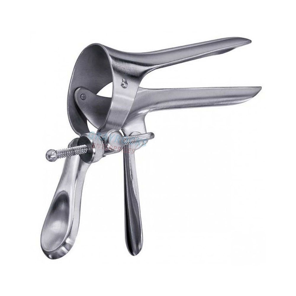 Gynecology Sterile Vaginal Speculum with Alteral Screw In Blue Color Made With Best Material