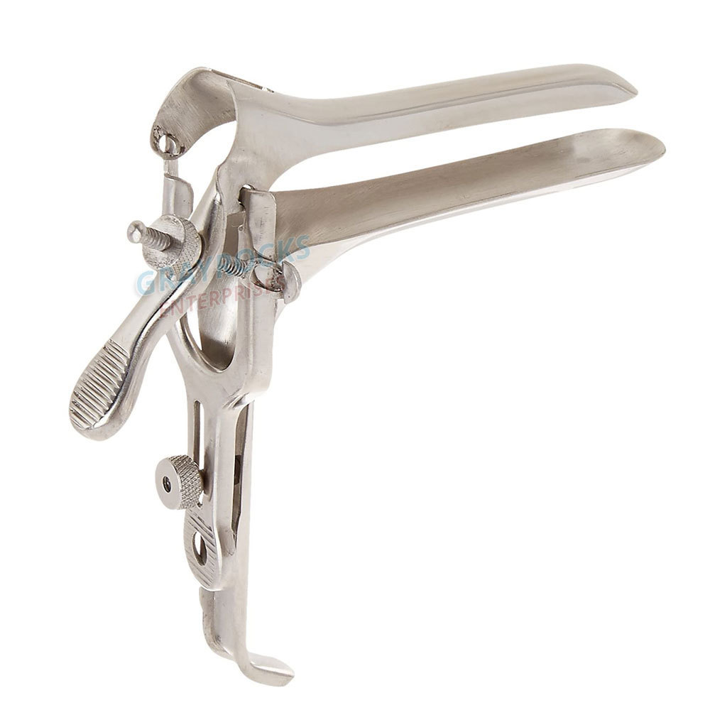 Gynecology Sterile Vaginal Speculum with Alteral Screw In Blue Color Made With Best Material