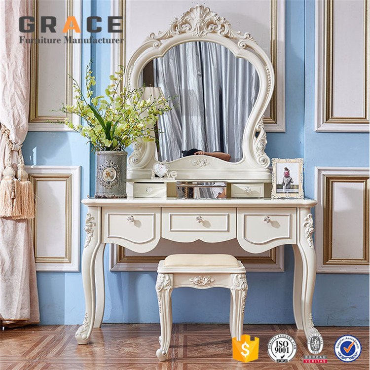 Z906 European french style wooden dressing table