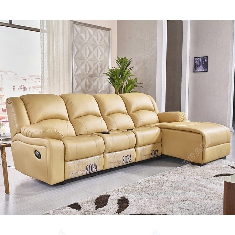 Functional Sofas For Home Theatre Sectionals Sofa Leather Modern Living Room Furniture Sets Recliner Sofa Set