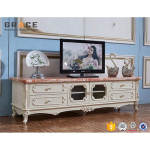 Z903 vintage furniture maxim mdf marble tip tv stand french furniture