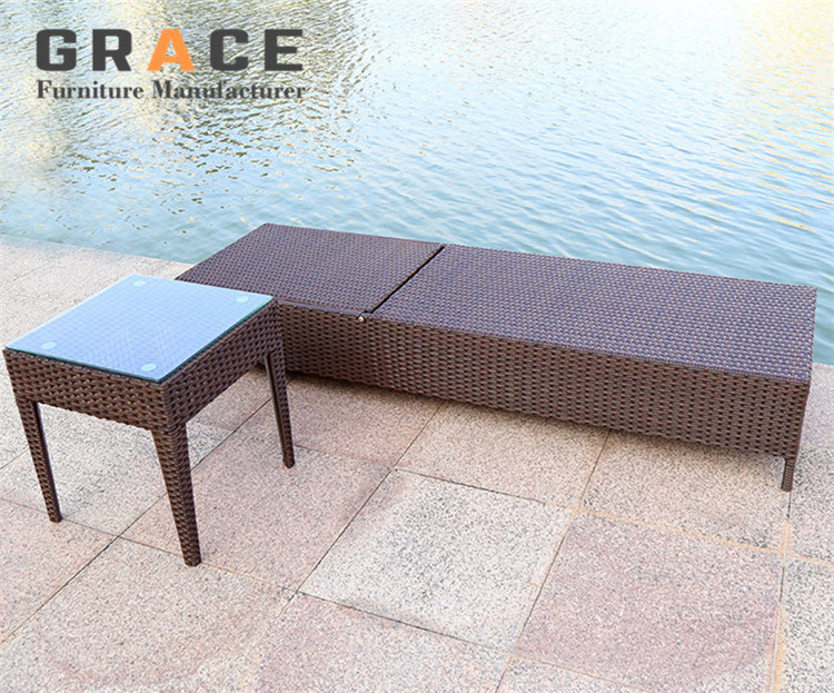 outdoor swimming pool used chaise lounge bed furniture with wheel