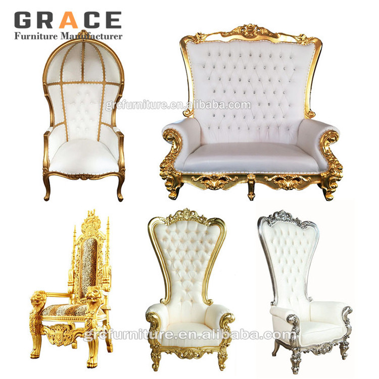 best quality royal wedding king throne chair rental for wedding